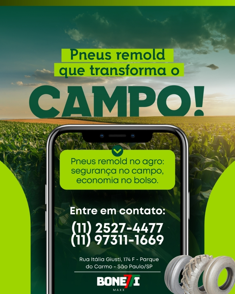 Pneus para implementos agrícolas